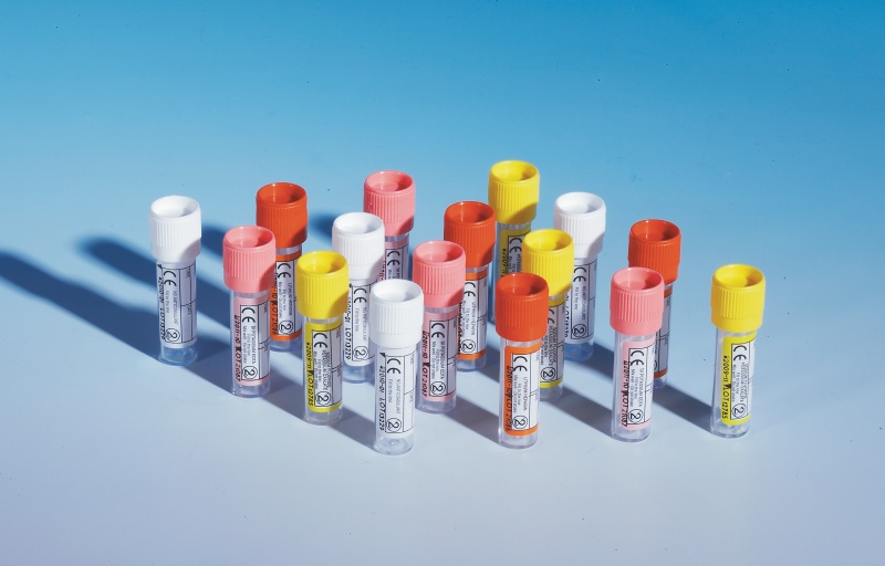 Push Cap Paediatric Blood Collection Tubes (0.5-2.0ml)